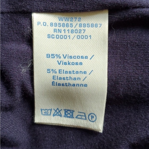 👀 Boden v neck sleeveless jersey stretch w/ rouging daisy flower midi dress 16. - Picture 6 of 7